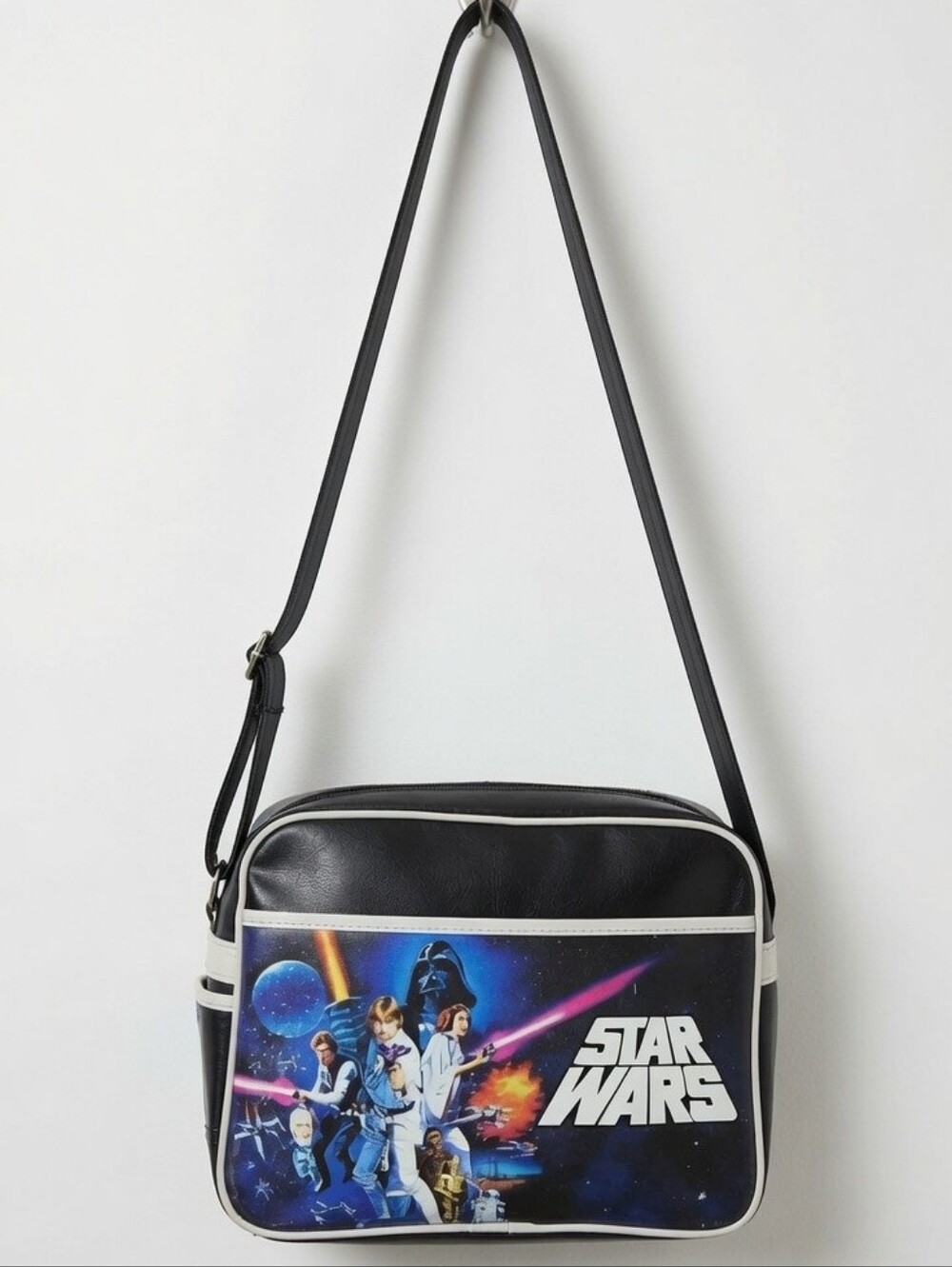 Star Wars Half Moon Bay Vintage Messenger Bag‎ Black Darth Vader Solo Luke Leia